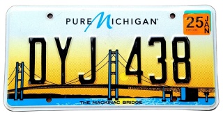 Michigan 2025 - tablica z USA