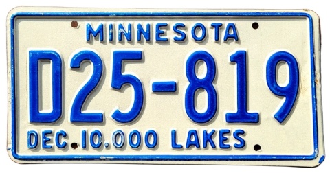 Minnesota - tablica z USA