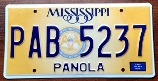 Mississippi - tablica z USA