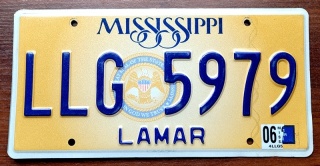 Mississippi - tablica z USA