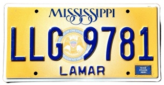 Mississippi - tablica z USA