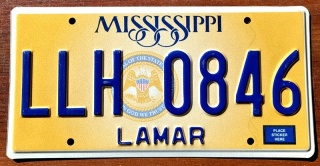 Mississippi - tablica z USA