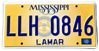 Mississippi - tablica z USA