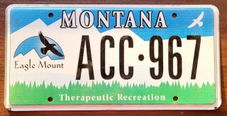 Montana - tablica z USA