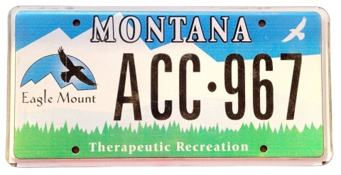 Montana - tablica z USA