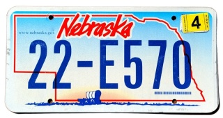 Nebraska 2011 - tablica z USA