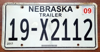 Nebraska 2023 - tablica z USA