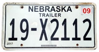 Nebraska 2023 - tablica z USA