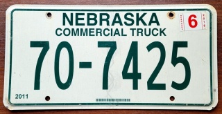 Nebraska 2016 - tablica z USA