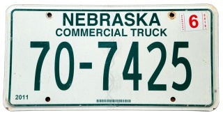 Nebraska 2016 - tablica z USA