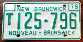 New Brunswick 1978 - Canada