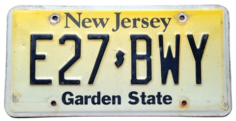 New Jersey - tablica z USA