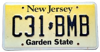 New Jersey - tablica z USA