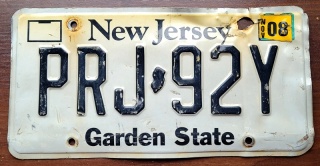 New Jersey 2009 - tablica z USA