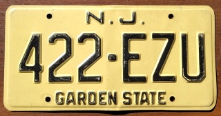 New Jersey - tablica z USA