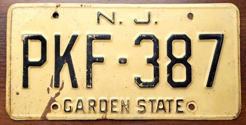 New Jersey - tablica z USA