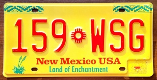 New Mexico - tablica z USA