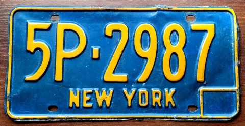 New York - tablica z USA