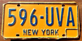 New York - tablica z USA