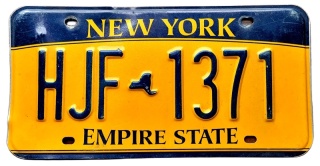 New York - tablica z USA