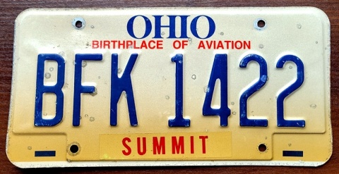 Ohio - tablica z USA