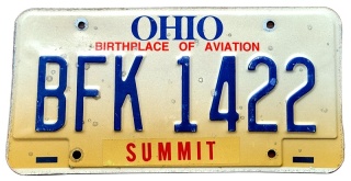 Ohio - tablica z USA