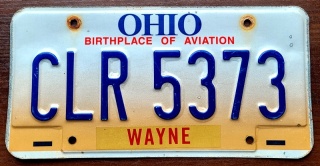 Ohio - tablica z USA