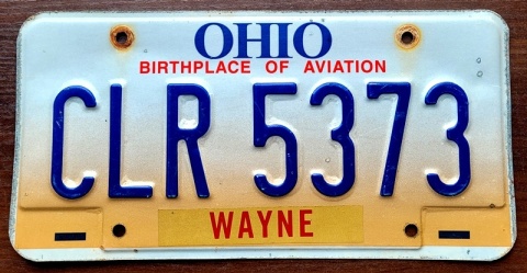 Ohio - tablica z USA