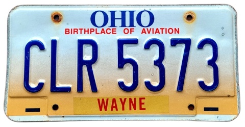 Ohio - tablica z USA