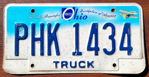 Ohio - tablica z USA