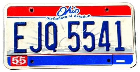 Ohio - tablica z USA