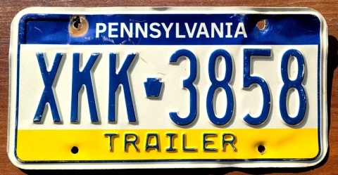 Pennsylvania - tablica z USA