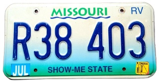 Missouri 2000 - tablica z USA