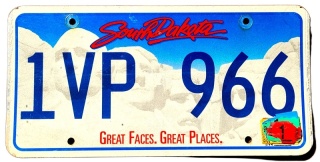 South Dakota - tablica z USA