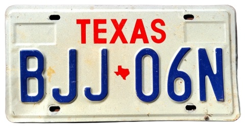 Texas - tablica z USA