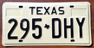 Texas - tablica z USA