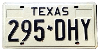 Texas - tablica z USA