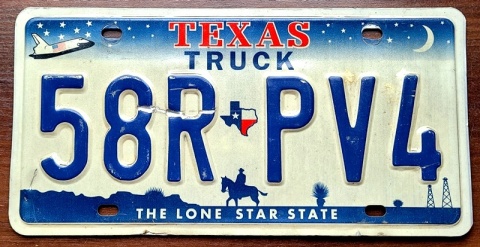 Texas - tablica z USA