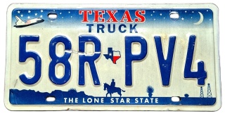 Texas - tablica z USA