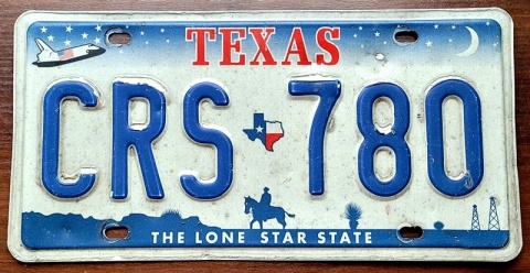 Texas - tablica z USA