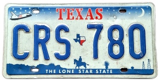 Texas - tablica z USA