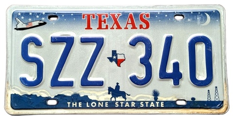 Texas - tablica z USA