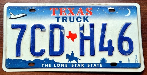 Texas - tablica z USA