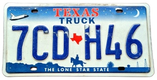 Texas - tablica z USA