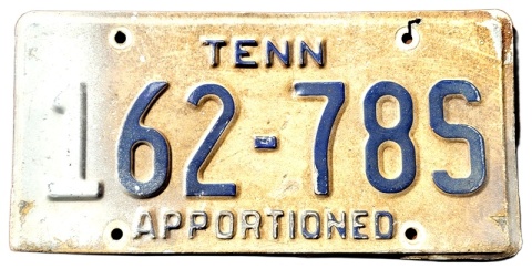 Tennessee - tablica z USA