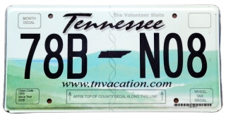 Tennessee - tablica zUSA