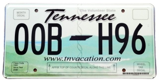Tennessee - tablica zUSA