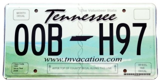 Tennessee - tablica zUSA