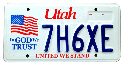 Utah - tablica z USA
