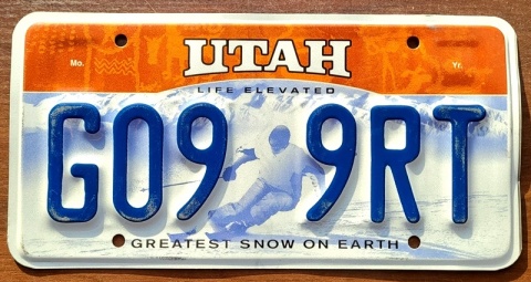 Utah - tablica z USA